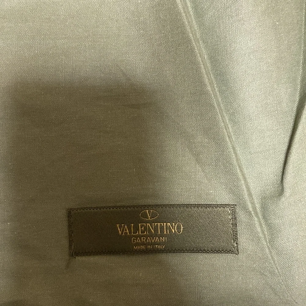 Valentino Star Camo Print Leather Document Case